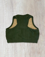 Brazilian Wave Texture Top Olive Green